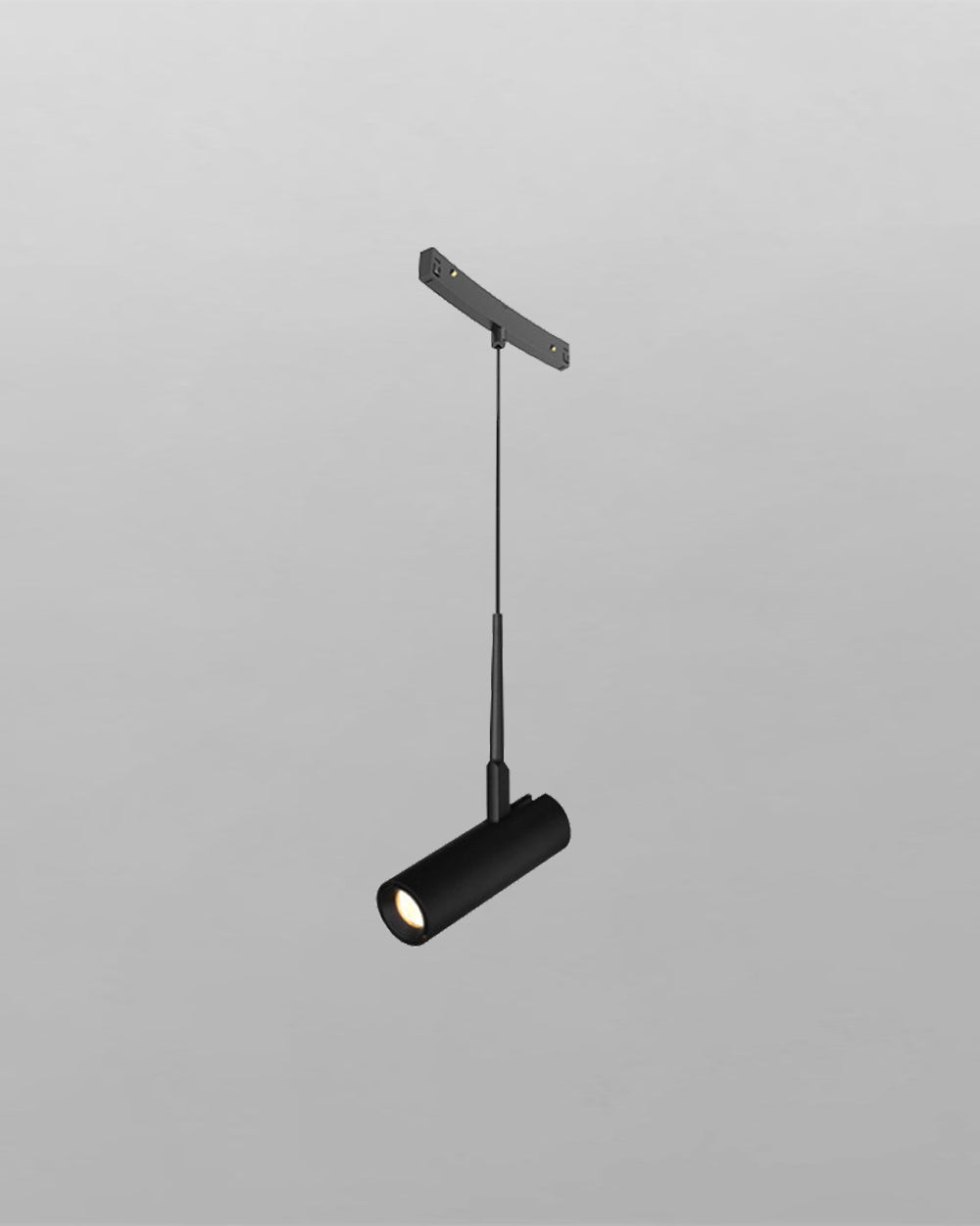 Lámpara de techo negra moderna, diseño cilíndrico, iluminación decorativa Birot MX