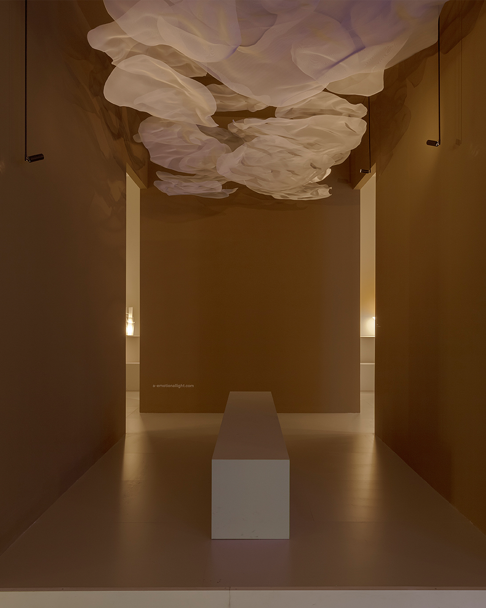 Brétema - Lámpara Colgante LED Integrado Doble Altura