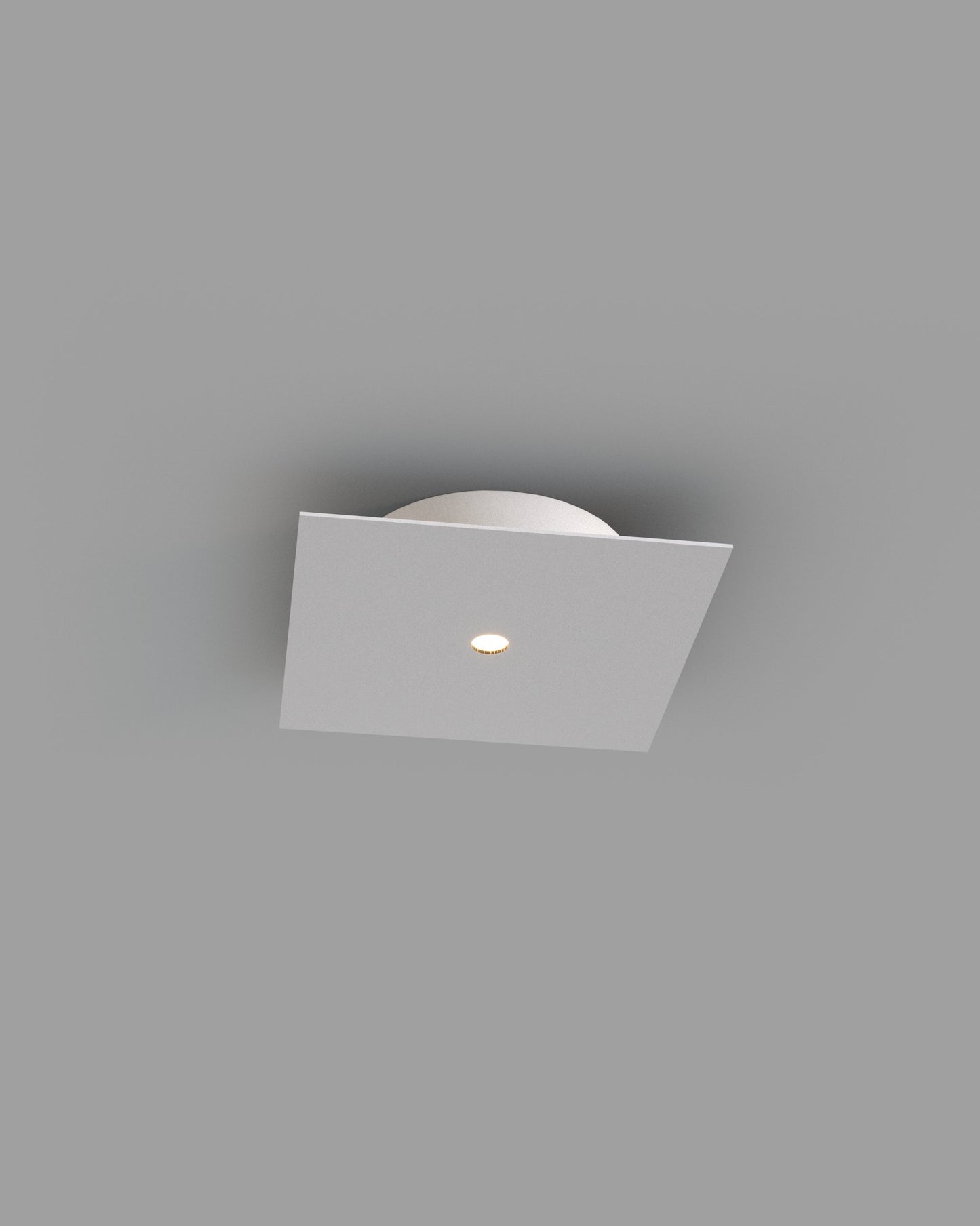 Lámpara de techo LED cuadrada blanca, diseño minimalista para iluminación interior