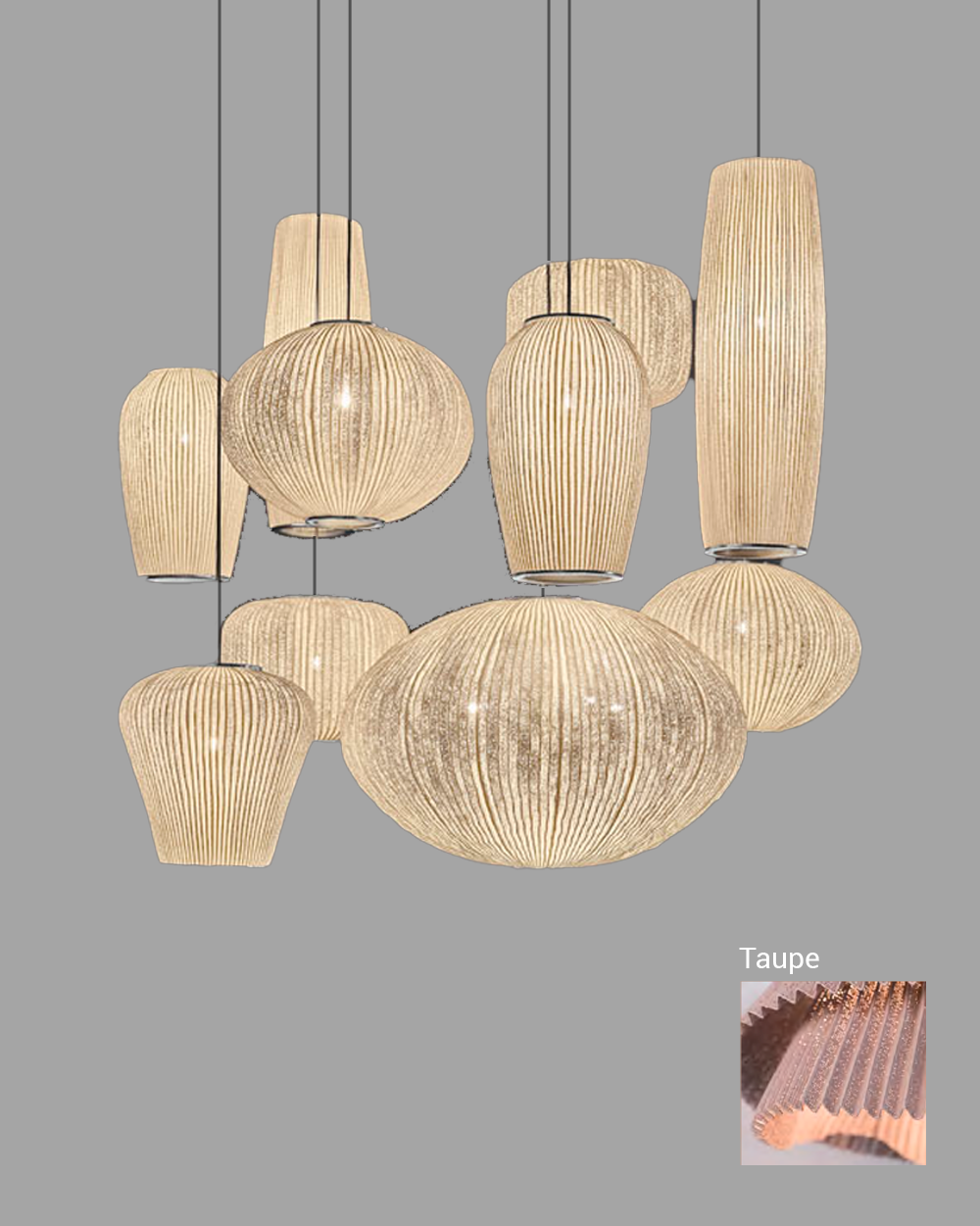 Coral Composición - Lámpara Colgante LED E26 Doble Altura