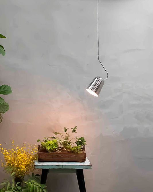 Dobi Cromo | Lámpara Colgante Individual | LED E14
