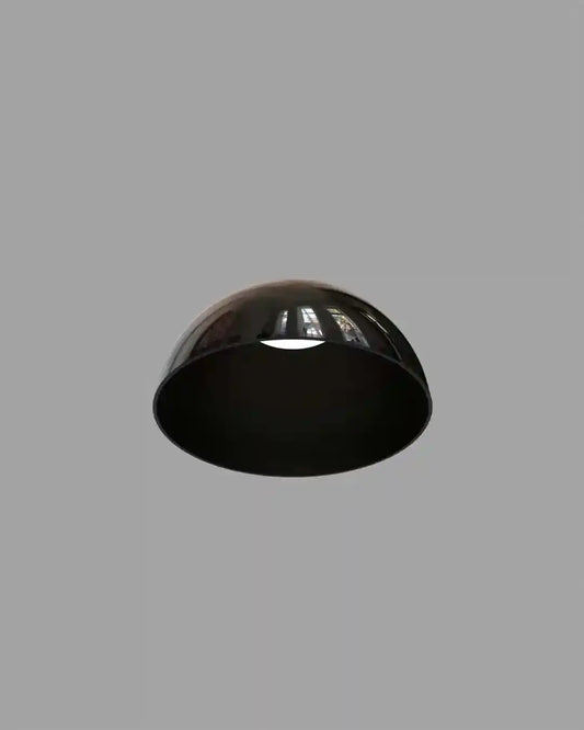 Lámpara de techo negra moderna sobre fondo gris, iluminación decorativa Birot MX