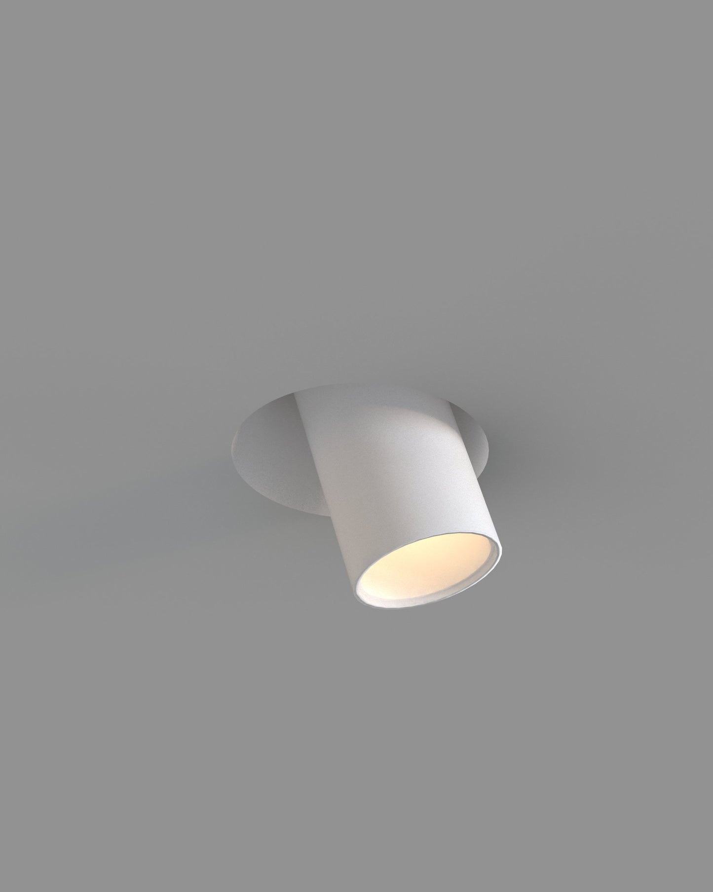 Foco empotrable blanco trimless moderno para techo, iluminación interior elegante