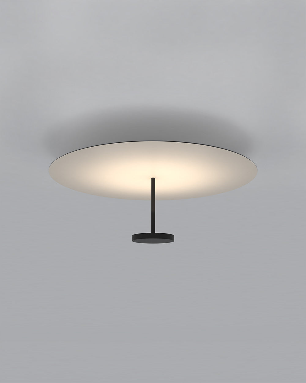 Lámpara de techo moderna redonda con luz difusa, diseño minimalista en Birot MX