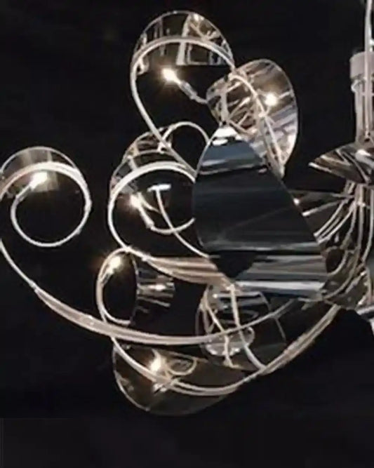 Foglia Plafón Cromo | Lámpara de Techo | LED G4