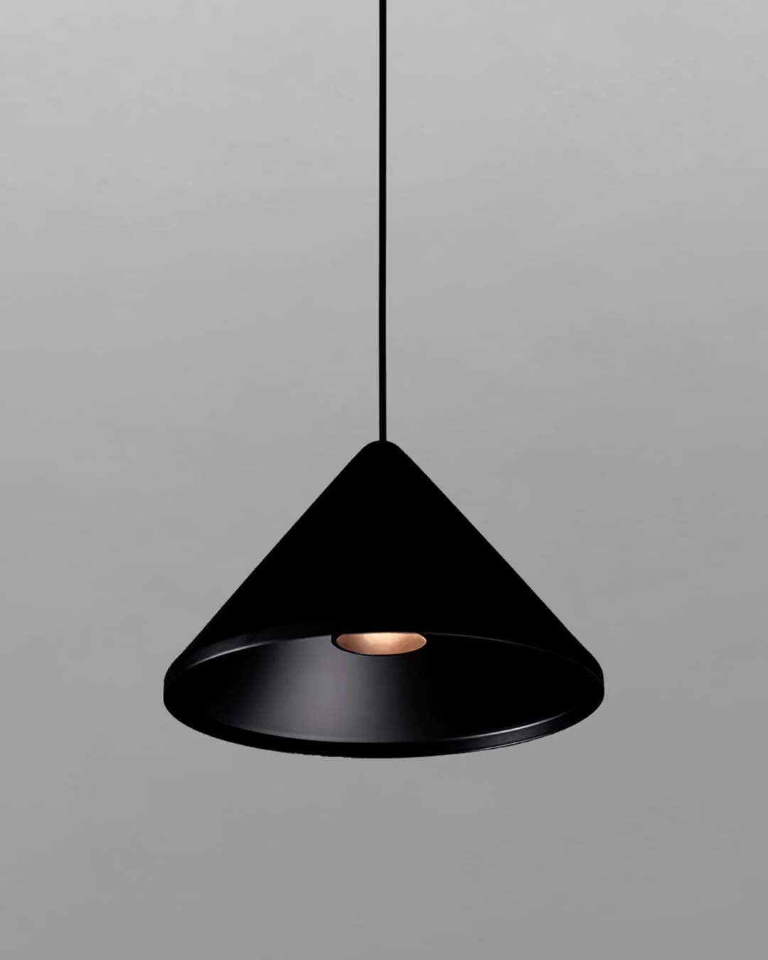 Kloke Negro - Lámpara Colgante LED Integrado Individual