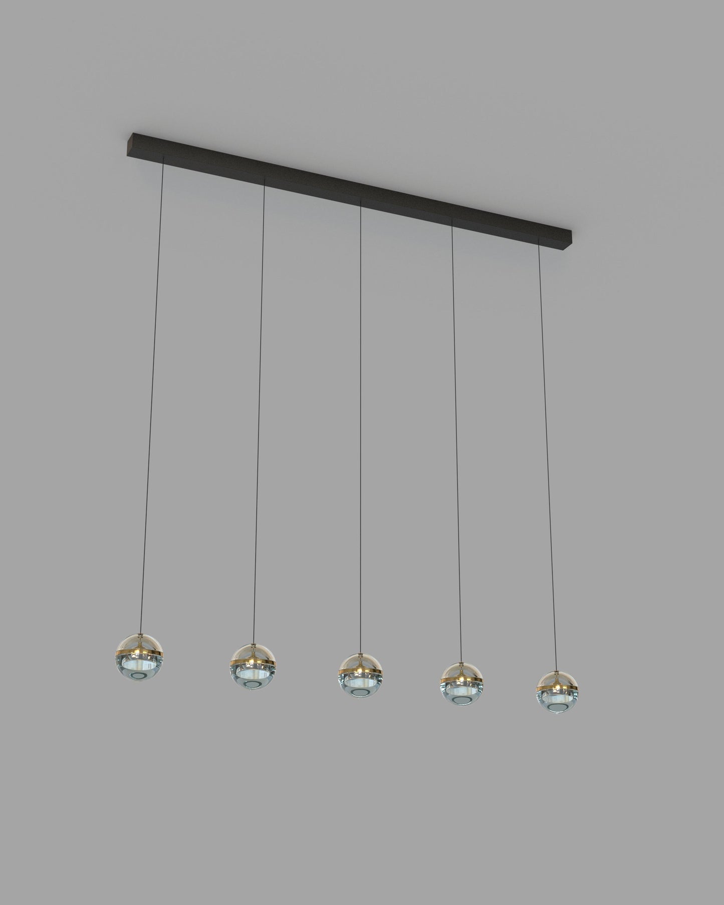 Massiva 02 - 5 luces | Lámpara Colgante de Diseño | LED Integrado - Birot MX