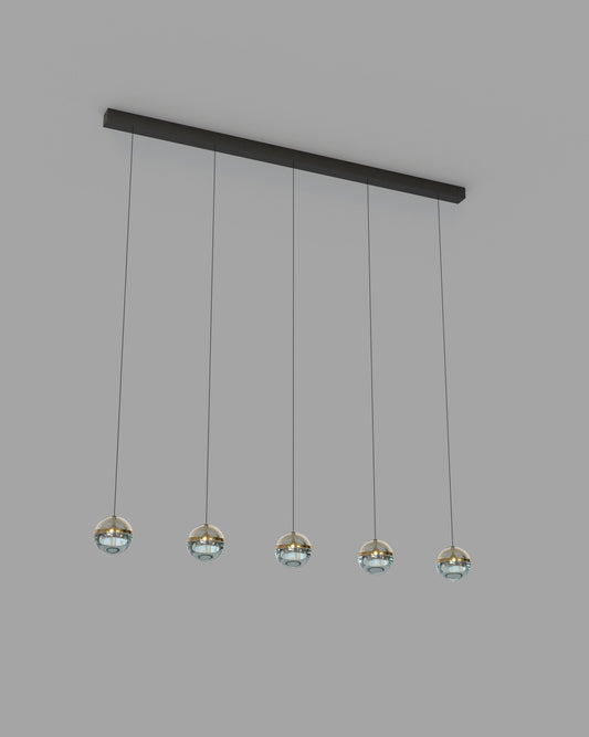 Massiva 02 - 5 luces | Lámpara Colgante de Diseño | LED Integrado - Birot MX