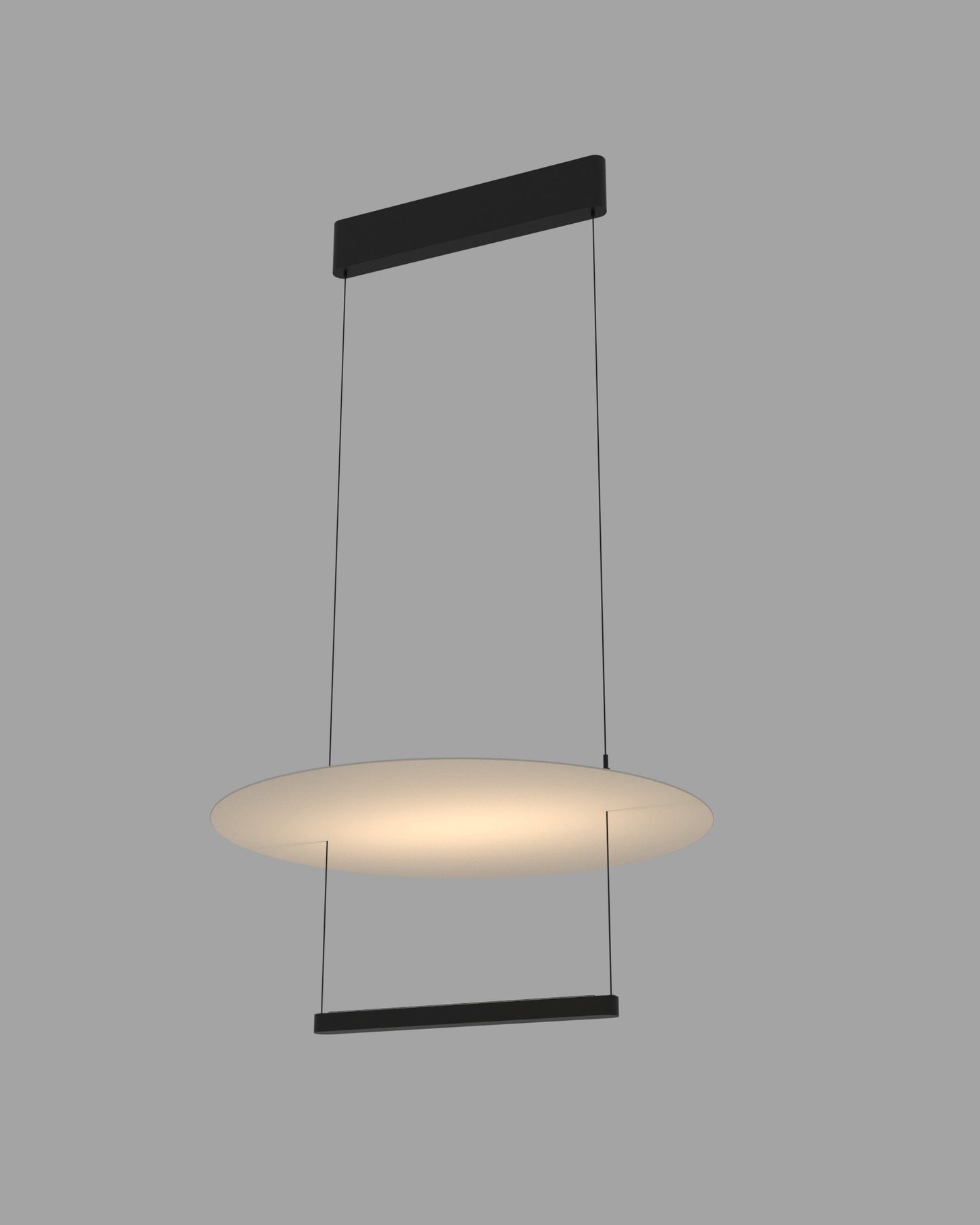 Lámpara colgante moderna blanca, iluminación boutique Birot MX, diseño minimalista