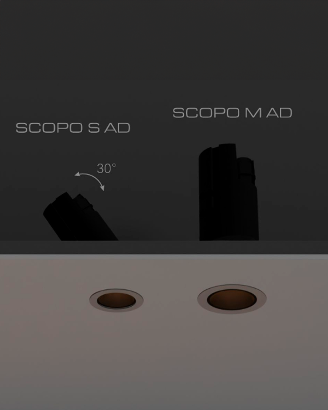 Scopo S AD IP65 | Empotrable de Techo | LED integrado