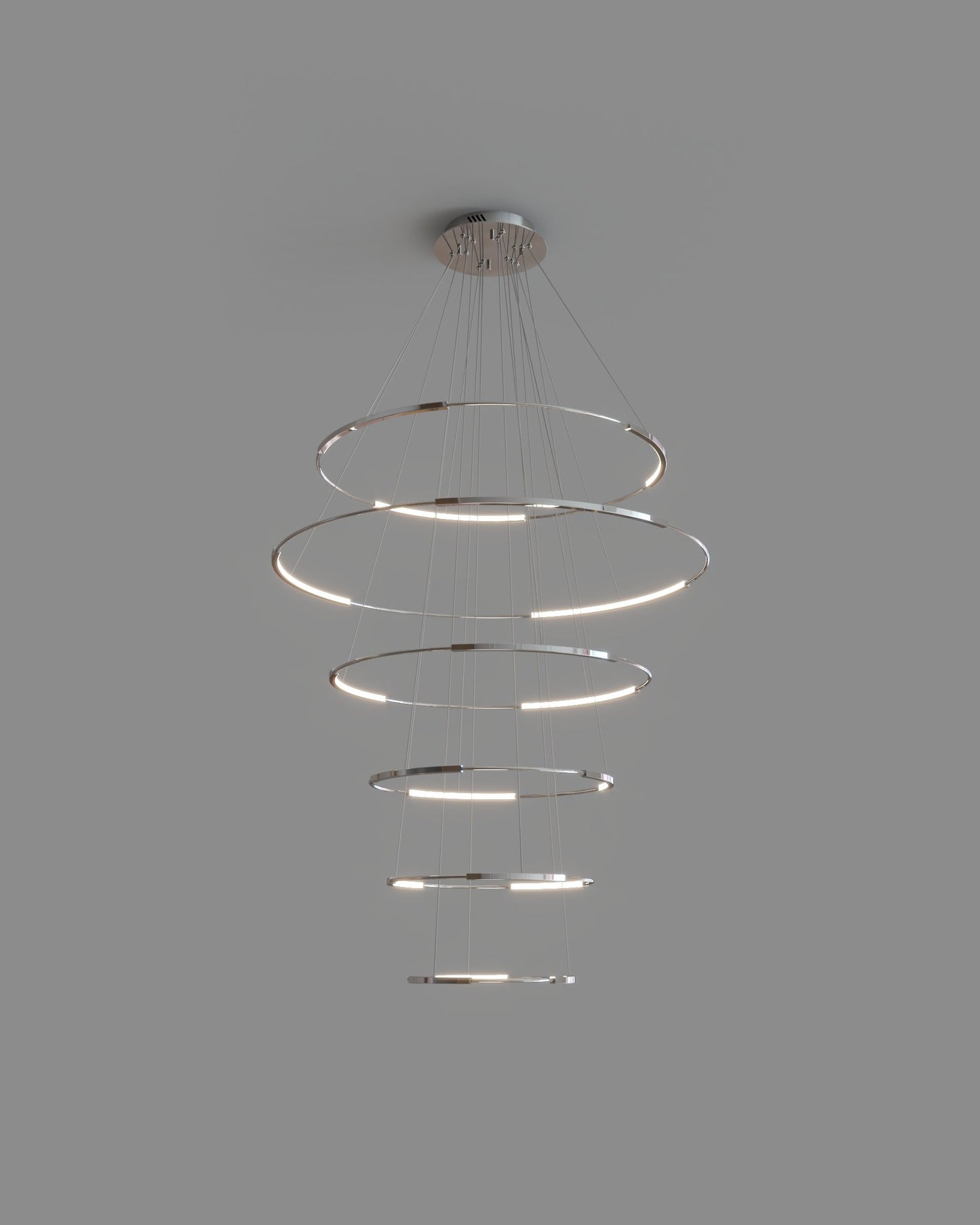 Spin 6 - Lámpara Colgante LED Integrado Doble Altura