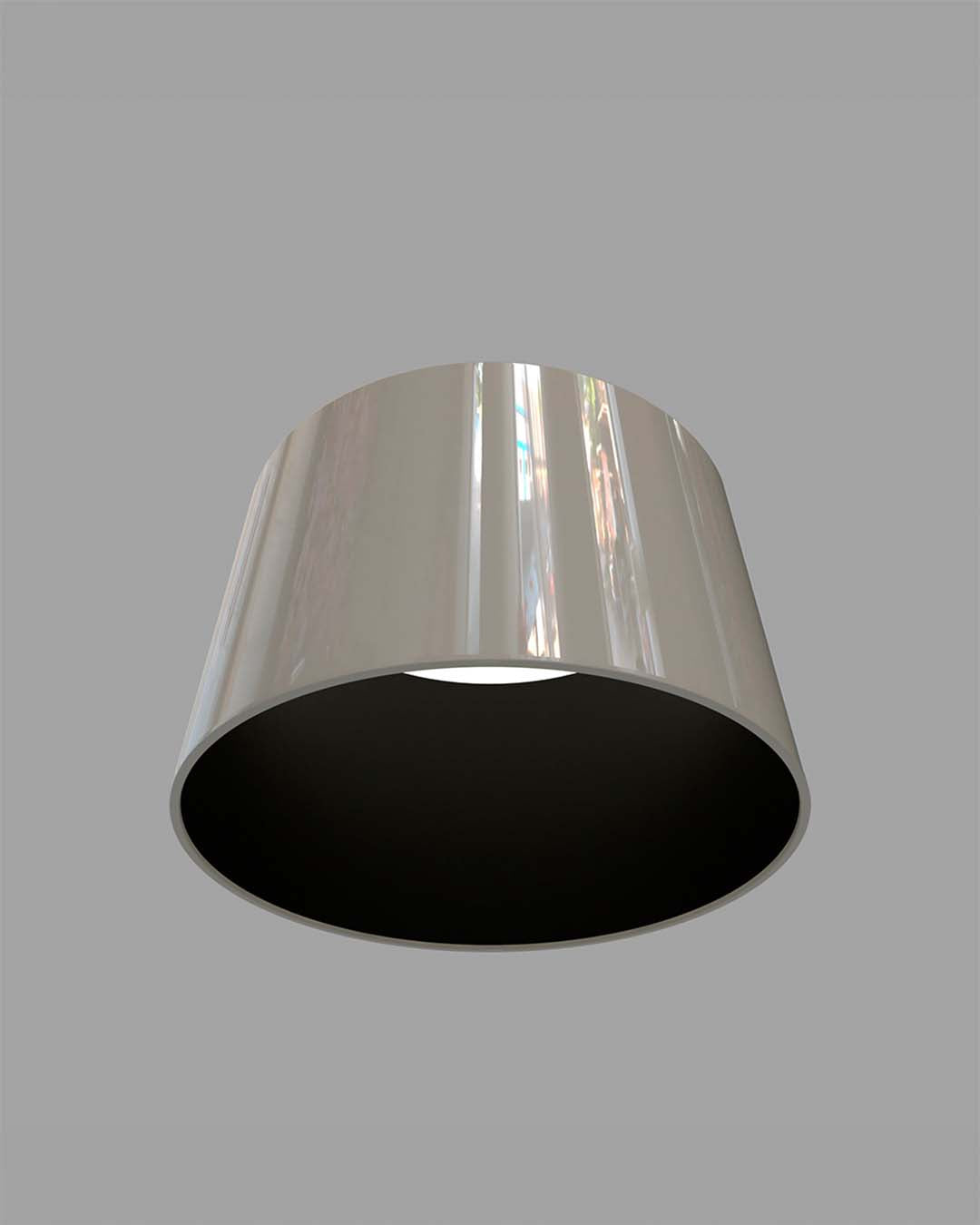 Lámpara de techo moderna cilíndrica blanca, boutique de iluminación Birot MX