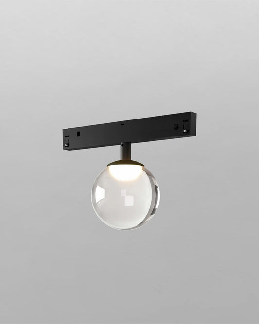 Lámpara de techo moderna con esfera de vidrio transparente, Birot MX boutique de iluminación