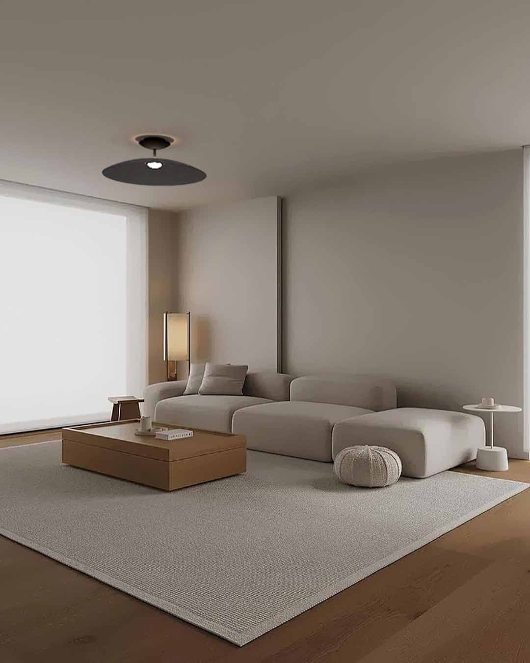 Vitreo Plafón - Lámpara de Techo LED Integrado Decorativa