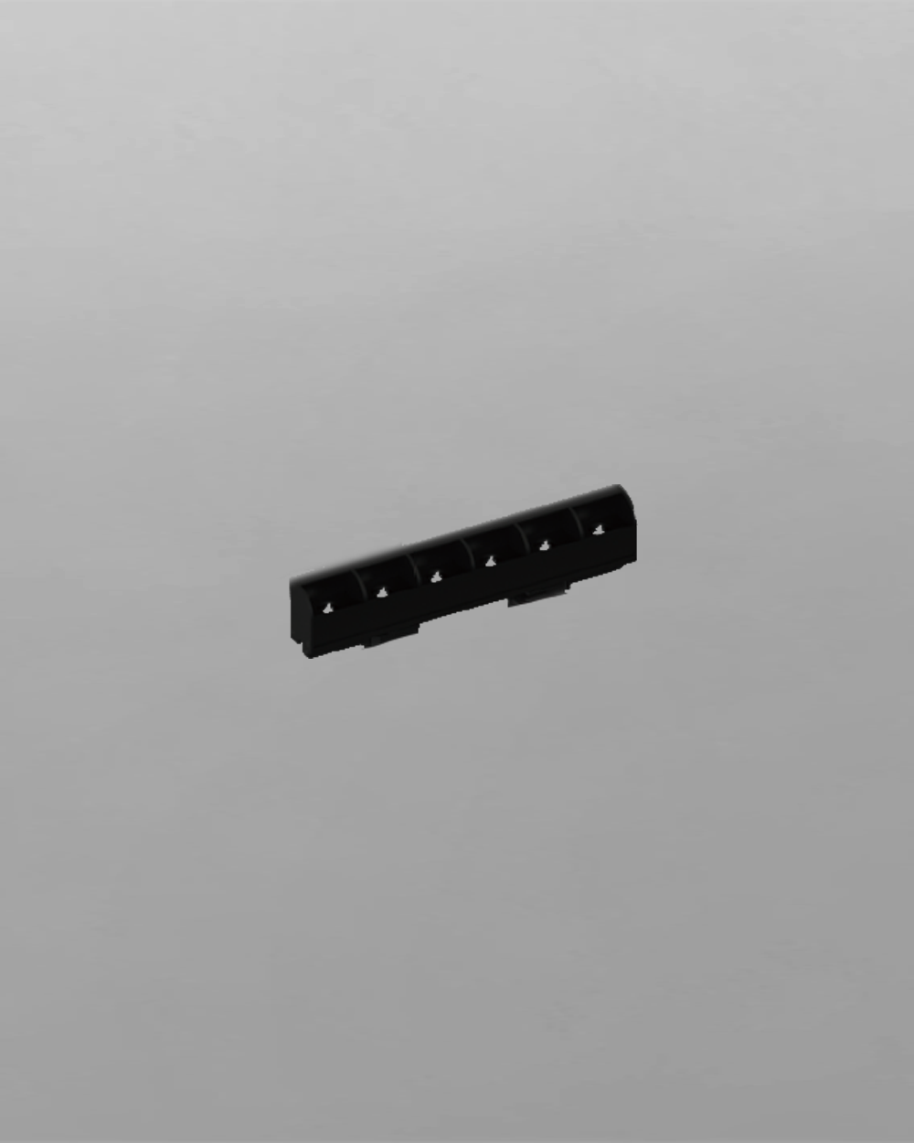 Luminario lineal Wall Washer LED negro para iluminación arquitectónica interior