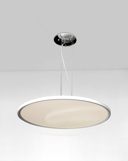 Lámpara colgante moderna circular de techo, diseño minimalista, iluminación LED