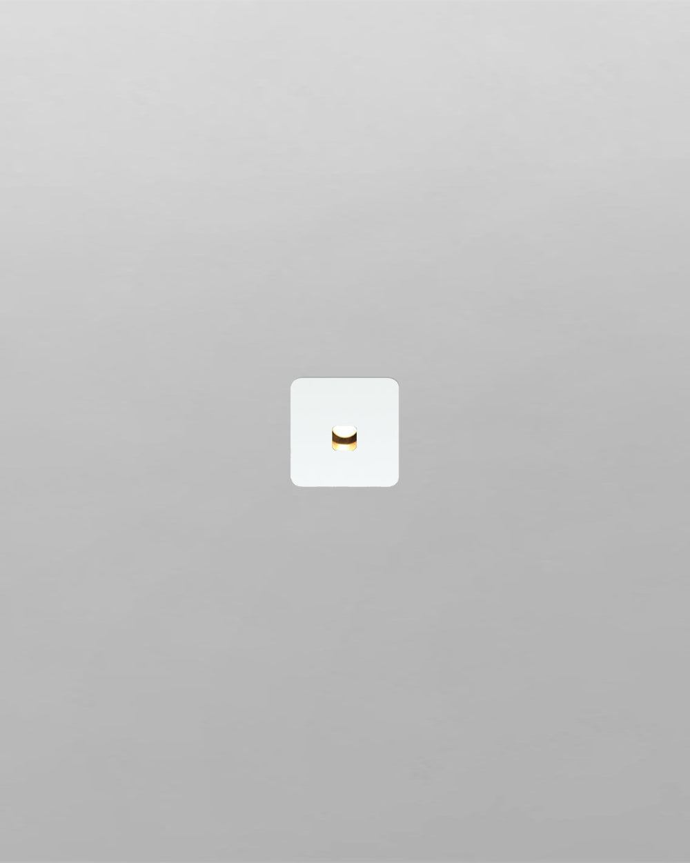 Aplique de pared cuadrado blanco moderno para iluminación interior minimalista