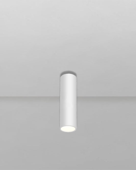 Lámpara de techo cilíndrica blanca moderna para iluminación interior minimalista