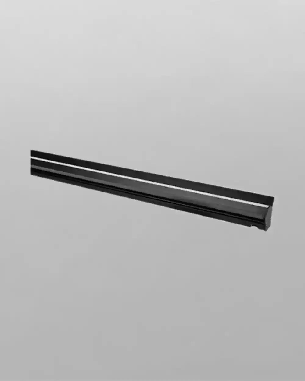 Perfil de aluminio negro para montaje de tira LED, boutique de iluminación Birot MX