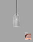 Lámpara colgante moderna color taupe, diseño minimalista, boutique de iluminación Birot MX