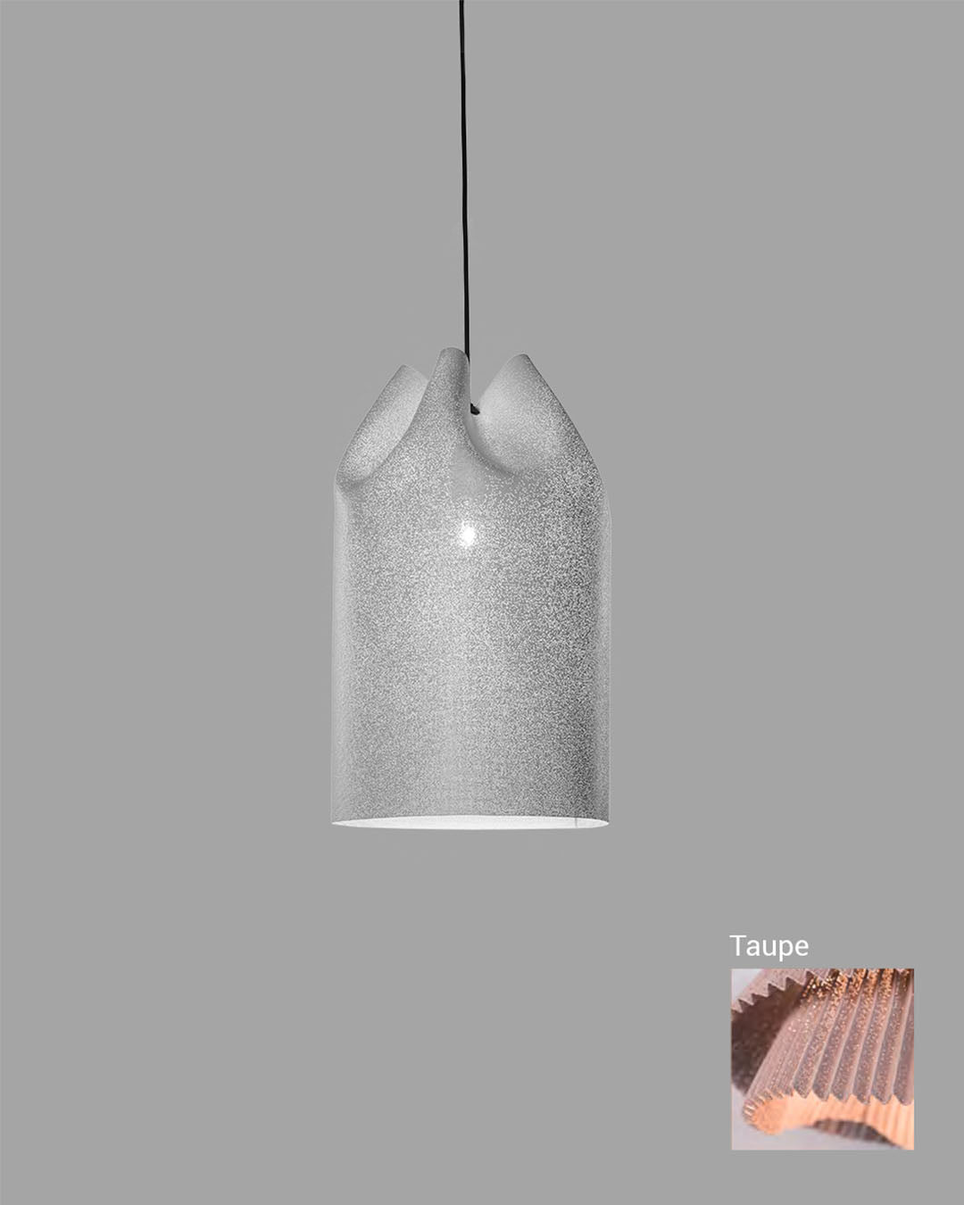 Lámpara colgante moderna de diseño en color taupe, iluminación boutique Birot MX