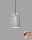 Lámpara colgante moderna de diseño en color taupe, iluminación boutique Birot MX
