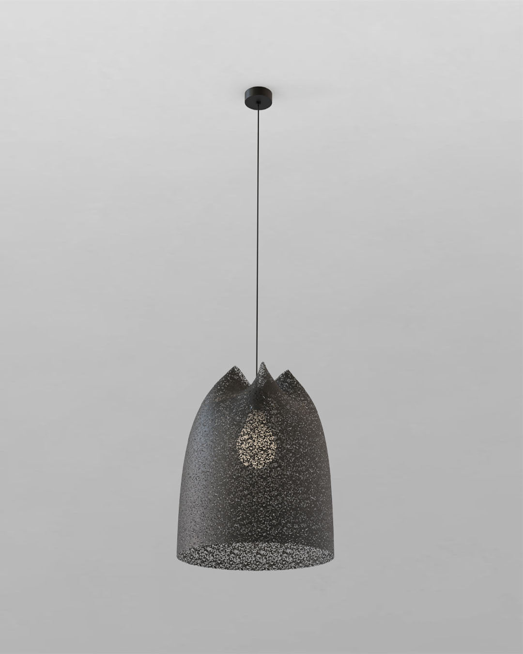 Lámpara colgante negra de diseño moderno en boutique de iluminación Birot MX