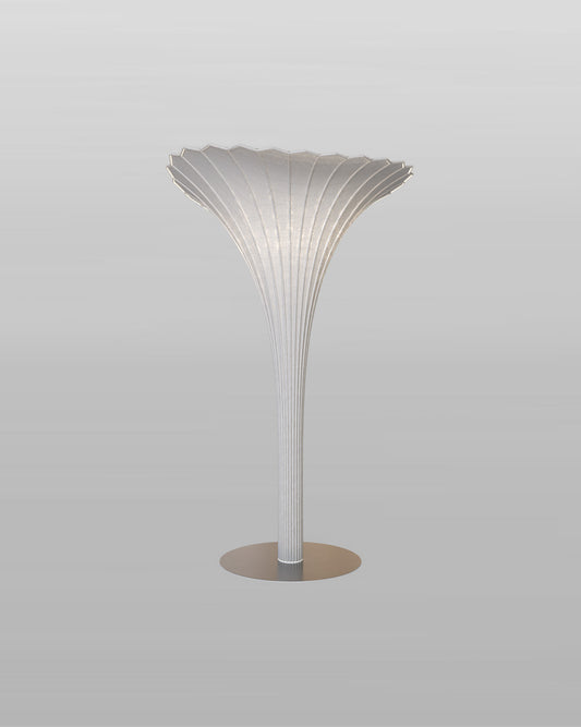 Lámpara de piso blanca de diseño moderno en forma de flor, iluminación decorativa Birot MX
