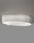 Lámpara de techo LED, Anel en malla de acero pintada para interiores minimalistas. 