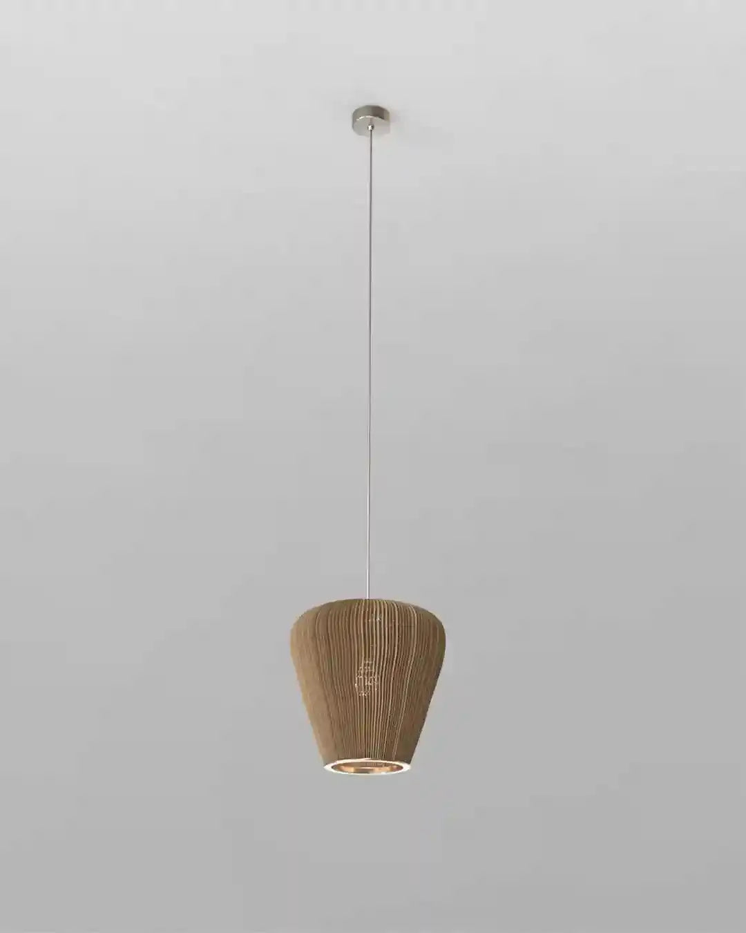 Lámpara colgante de diseño moderno en madera, iluminación decorativa Birot MX