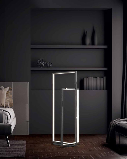 Eire Piso - Lámpara de Pie LED Integrado Decorativa