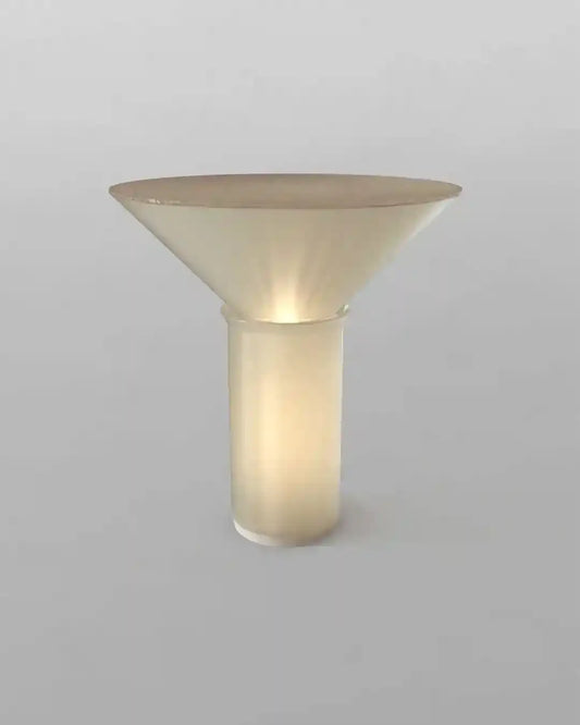 Lámpara de mesa moderna minimalista blanca, iluminación decorativa Birot MX