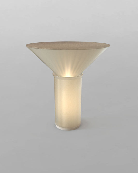 Lámpara de mesa moderna minimalista blanca, iluminación decorativa Birot MX