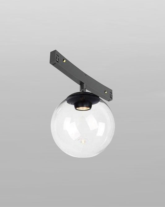 Lámpara de techo moderna con esfera de vidrio, iluminación decorativa Birot MX
