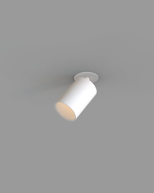 Foco de techo GU10 blanco, cilindro moderno para iluminación interior