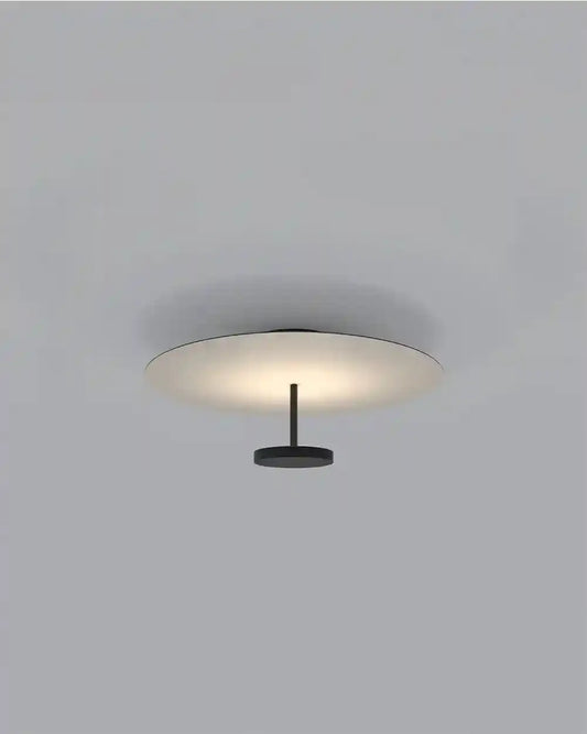 Lámpara de techo moderna negra y blanca encendida, iluminación decorativa Birot MX