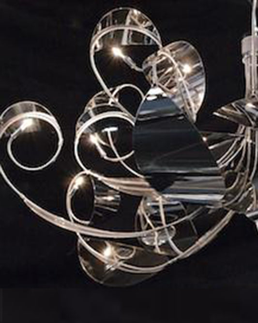 Foglia Plafón Cromo