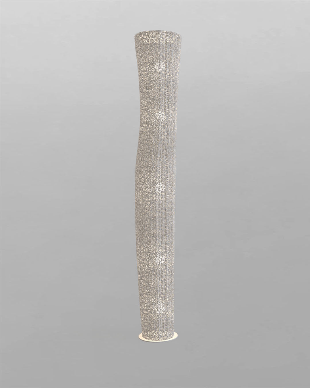 Lámpara de pie moderna gris, diseño cilíndrico, iluminación decorativa Birot MX