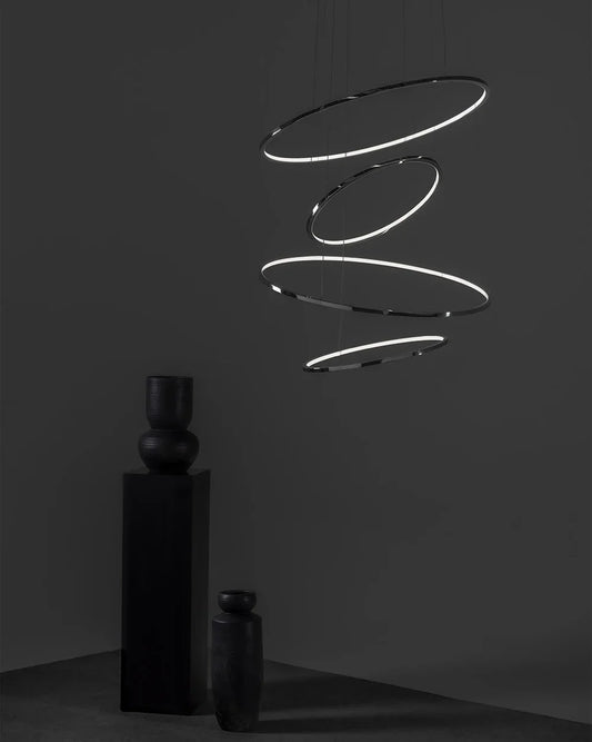 Hoop 4 - Lámpara Colgante LED Integrado Doble Altura