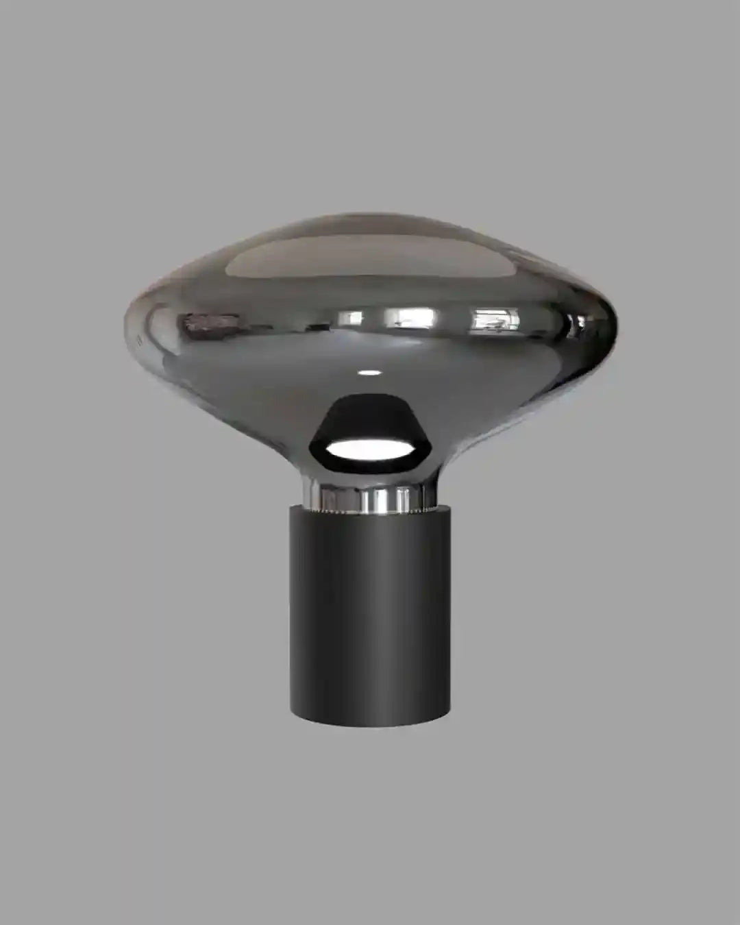 Lámpara de mesa moderna color negro, diseño elegante de boutique de iluminación Birot MX.