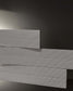 Luminaria de pared moderna gris de líneas horizontales en Birot MX, boutique de iluminación.
