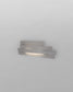 Aplique de pared moderno gris encendido, diseño minimalista, iluminación decorativa Birot MX