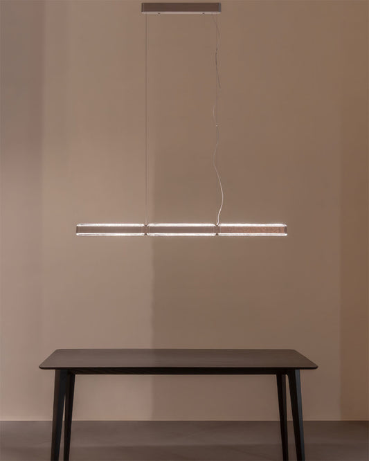 Massiva 01 | Lámpara Colgante de Diseño | LED Integrado | Lineal 122 cm - Birot MX