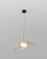 Lámpara colgante moderna de diseño artístico encendida, boutique de iluminación Birot MX