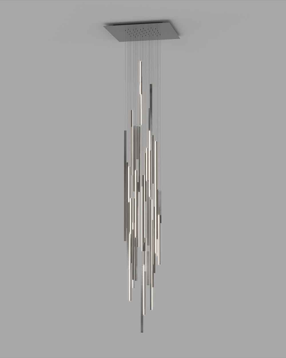 Neo 40 | Lámpara Colgante de Diseño | LED Integrado | Doble Altura - Birot MX