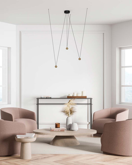 Pin 3V | Lámpara Colgante LED Integrado | Diseño Minimalista