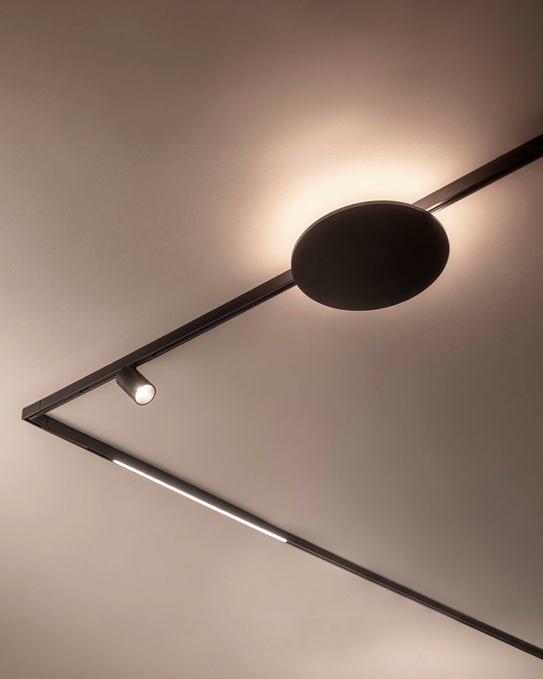 Micro Moonline | Lámpara Magnética LED Integrado para Riel Micro 5mm