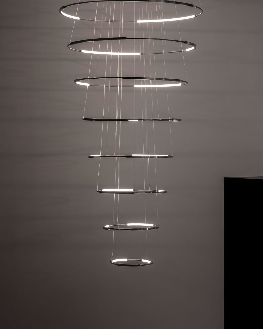 Spin 11 | Lámpara Colgante de Diseño | LED Integrado | Doble Altura - Birot MX