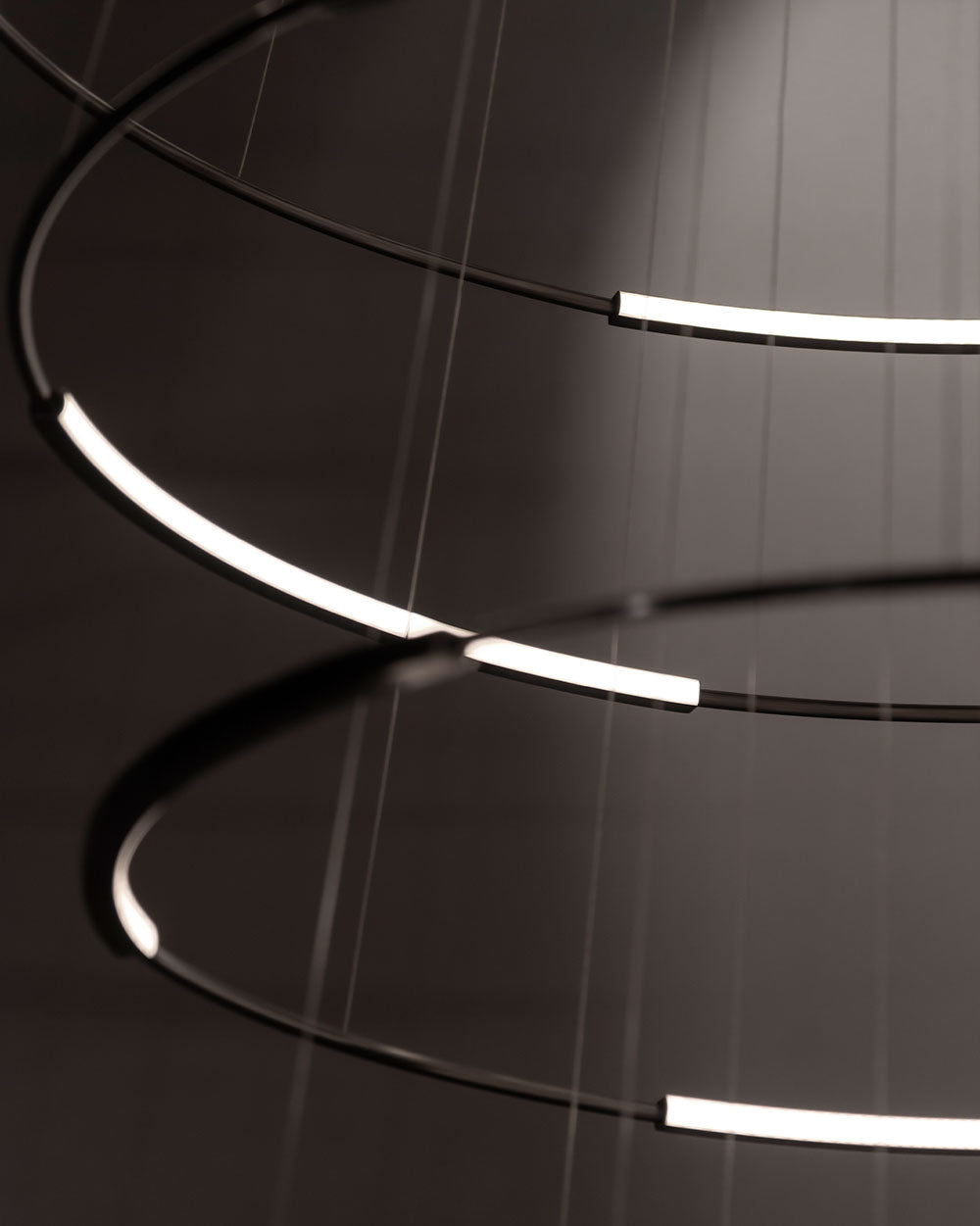 Spin 11 | Lámpara Colgante de Diseño | LED Integrado | Doble Altura - Birot MX
