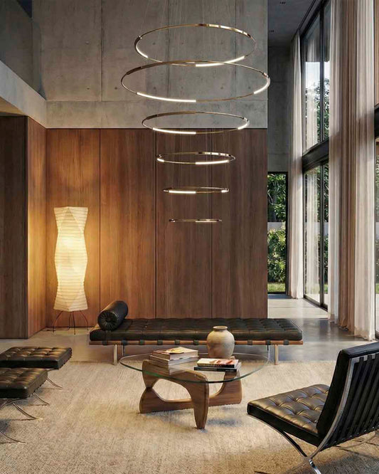 Spin 6 | Lámpara Colgante de Diseño | LED Integrado